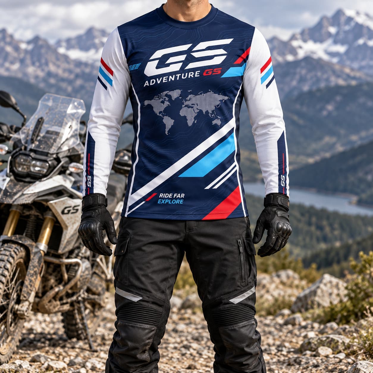 Мужская футболка GS Adventure, – обзор и цена Outdoor Adventure Outfit